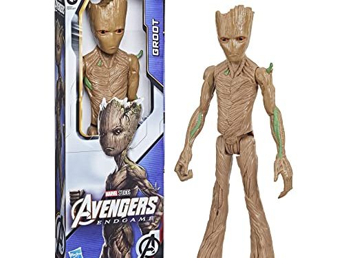 Marvel Avengers Titan Hero Series Groot Toy, 12-Inch-Scale Avengers: Endgame Action Figure, Marvel Toys for Kids Ages 4 and Up